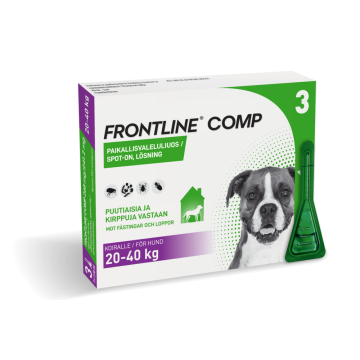 FRONTLINE COMP paikallisvaleluliuos 268 mg / 241.2 mg 3 x 2.68 ml