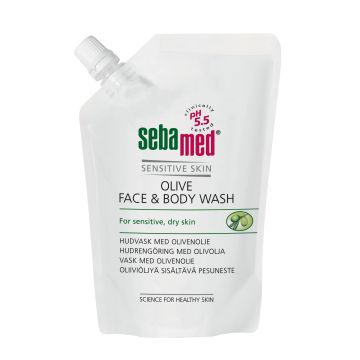 Sebamed Olive Face&Body Wash pesuneste täyt 400 ml
