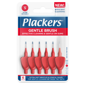 Plackers Gentle Brush S 0.5 hammasväliharja 6 kpl
