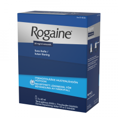 ROGAINE 50 mg/ml liuos iholle (2 annostelijaa)3x60 ml
